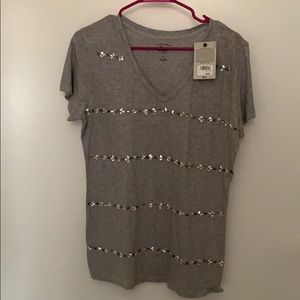 Bass Gray Sparkly T-Shirt